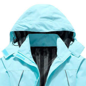 Veste d'extérieur à coquille souple d'hiver pour femmes chaud imperméable respirant léger Durable aventure manteau à capuche coupe-vent solide - Product Image 4