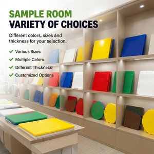 เขียงพลาสติกเกรดอาหาร HDPE ปลอดสาร BPA สำหรับร้านอาหารและครัว - Product Image 6
