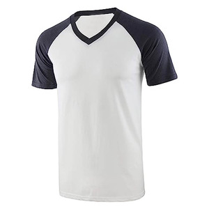 Venta al por mayor de algodón orgánico 100% ecológico con cuello en V de Bella Canvas Slim Fit para camiseta - Product Image 6