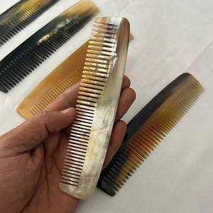 Productos populares de alta calidad, peines de pelo de cuerno, peines de mango de cuerno de búfalo en La India con el mejor precio - Product Image 1