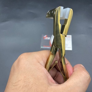 Precio de fábrica Cinta de calidad superior en herramientas de extensiones de cabello Cinta dorada ins Alicates Herramienta de abrazadera para instalación de cinta de extensión de cabello - Product Image 5