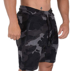 Shorts de sport mi-taille pour hommes de haute qualité, taille personnalisée, respirants, en coton/polyester, séchage rapide, style urbain, motif uni, personnalisables - Product Image 5