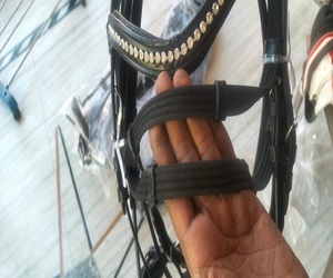 Horse Riding Equipment Leather Bridle <b>Reins</b> at Wholesale Price Equestrian Anatomic Head Collar Best Seller Manufacturer Kanpur - Product Image 4