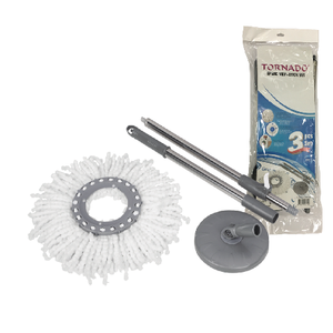 Microfibra para Repuestos de Cabezales de Mopa Giratoria, Reutilizables, Lavables 360 Grados, Almohadillas de Limpieza para Mopa - Product Image 2