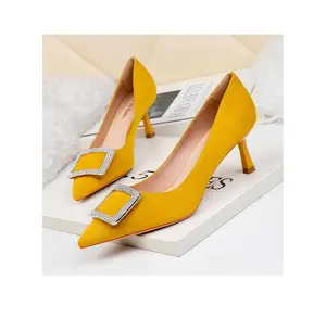 New fashion sexy pointed toe thin heel rhinestone women high heels pumps shoes From US Supplier