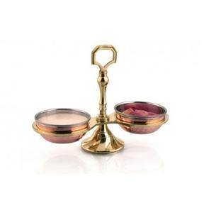 Ensemble de cornichons en cuivre à double bol, vente chaude, cuivre traditionnel, charme moderne, obtenez votre dose de cornichons frais, bols à cornichons en cuivre assortis - Product Image 6