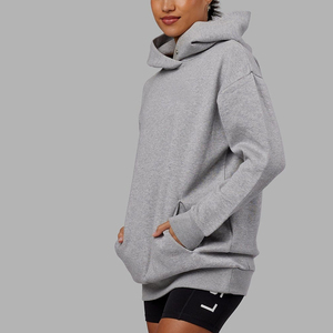 Sudaderas con capucha y sudaderas de talla grande para hombre Sudaderas con capucha lisas en blanco Logotipo personalizado bordado Etiqueta privada Oem Personalizar conjunto de Sudadera con capucha Unisex - Product Image 4