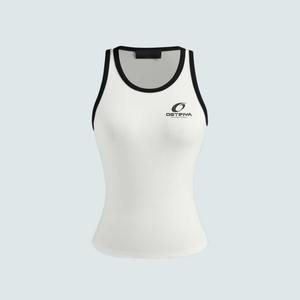 Tops Cortos de Punto Ecológicos al por Mayor, Personalizados, de Corte Regular, para Mujer, Casuales, sin Mangas, de Verano, de Secado Rápido y Transpirables - Product Image 3