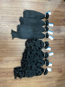 Cabello Humano Liso de Doble Trama, Textura Sedosa y Fluida, Puntas Gruesas y Abundantes, Calidad Premium - Product Image 5