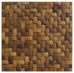 COCO-ECO BRAND Natural Coconut Shell <b>Mosaic</b> Tile for Restaurant/Cpimex High Quality Natural Coconut Shell Panel/ Art Panel - Product Image 5