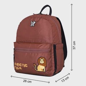 Sac à dos scolaire Arctic Fox Zoo Mink pour garçons et filles - Product Image 4
