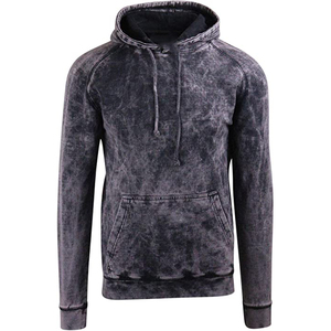 2024 otoño Unisex hombres y mujeres rompevientos chaqueta con capucha patrón gráfico personalizado encurtido grueso 100% forro de punto de algodón - Product Image 6