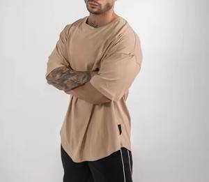 T-shirts pour hommes de toute nouvelle conception très exigeants toutes les couleurs 100% coton lourd 400gsm t-shirt avec logo personnalisé et patch DTG - Product Image 5