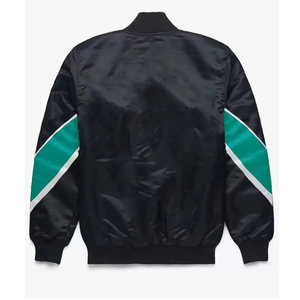 Chaqueta Varsity de Satén de Primera Calidad, Transpirable, de Tallas Grandes, con Diseño Personalizado, Material Fresco, de Moda, Superventas, para Hombre - Product Image 6