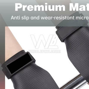 Custom Logo Adjustable Neoprene <b>Wrist</b> <b>Support</b> Wraps Comfort Fitness Weight Lifting Grip Pads for Gym Training - Product Image 5