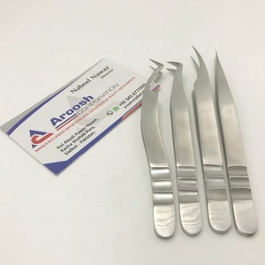 Pince à épiler en acier inoxydable avec logo personnalisé de haute qualité - Product Image 4