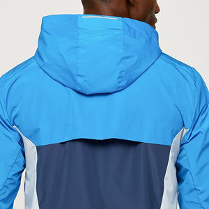 Vestes coupe-vent avec impression de logo personnalisée OEM Coupe-vent imperméable pour l'extérieur Veste coupe-vent légère pour hommes - Product Image 5