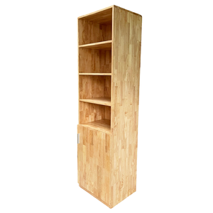 KS68149 4-Tier Standing Type Rubber Wood Cabinet Drawers Home Storage Office Organizer for Living Room Tableware Easy - Product Image 3