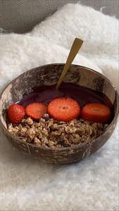 ชุดชามเปลือกมะพร้าวทำมือ ปลอดสาร BPA ย่อยสลายได้ พร้อมสลักโลโก้ด้วยเลเซอร์ตามสั่ง สำหรับสมูทตี้ฤดูร้อน เครื่องครัวเวียดนาม - Product Image 5