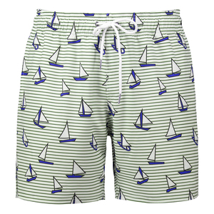 Short de plage imprimé pour homme Matériau confortable à séchage rapide Idéal pour la natation, le surf et les vacances avec une taille personnalisée - Product Image 5