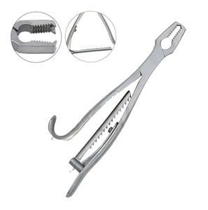 Kern Lane-Pinza quirúrgica manual de 21cm, base esencial, fórceps de sujeción de hueso de acero inoxidable, fuente de energía eléctrica de IMANS - Product Image 4