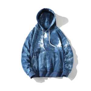 Sweats à capuche de qualité supérieure pour hommes lavage à l'acide soleil délavé 100% coton Logo personnalisé pull sweats à capuche surdimensionnés pour hommes - Product Image 4