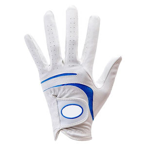Qualité supérieure Fabrication professionnelle Gants de golf en cuir Cabretta Tissu Logo personnalisé Matériau souple Gants de golf en peau de mouton - Product Image 3