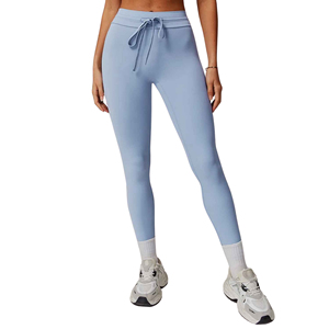 Mallas deportivas personalizadas para mujer, patrón sólido sin costuras, ropa deportiva para yoga y gimnasio para correr o uso diario en verano - Product Image 5