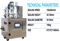 Machine de scellage manuelle semi-automatique pour gobelets en plastique, prix d'usine, machine de scellage thermique pour film plastique, machine de scellage de gobelets en plastique