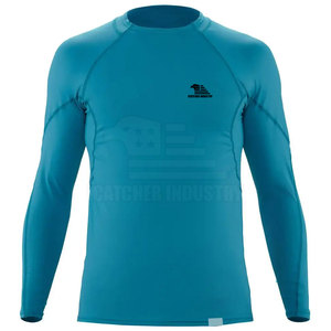 Personalizar el diseño de su propia ropa de entrenamiento Hombres Rash Guard Etiqueta privada Hombres Rash Guard - Product Image 1