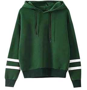 Sólido Mujer Casual XS Tamaño Pullover Sudadera con capucha Manga larga Transpirable Fleece Loose Fit Otoño Sudadera bordada - Product Image 6