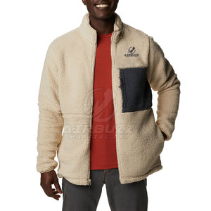 Meilleure vente Veste pullover polaire Sherpa surdimensionnée pour homme Nouvelle arrivée Design hiver col montant - Product Image 4