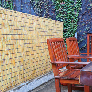 Panel de valla DE PRIVACIDAD DE CAÑA natural para patio y jardín herramienta de torneado ecológica para espacios al aire libre - Product Image 4