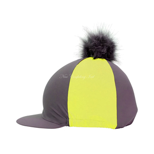 Couvre-chapeau personnalisé d'équitation à pois Ajoutez une touche ludique et fantaisiste à votre casque avec un couvre-chapeau à pois - Product Image 1