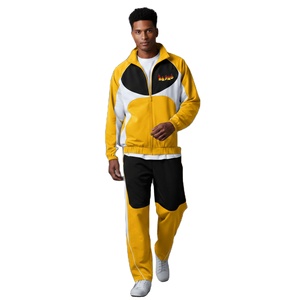 Athletic Men Windbreaker Tracksuit Jogging Set Breathable Sportswear Casual Outdoor Running Suit Zipper Jacket <b>Match</b> - Product Image 1