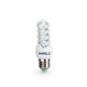 Ampoule spirale mini à économie d'énergie pour usage résidentiel, culot E27, lumière chaude/jaune 3200K, cristal 13/15/18/20W - Product Image 1