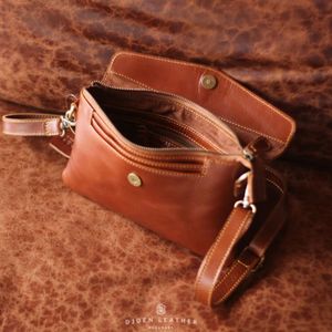 กระเป๋าคลัทช์ซองหนังแท้กระเป๋าหนังวัวที่เรียบง่ายสำหรับผู้หญิงเหมาะสำหรับงานกิจกรรมสำนักงานและแฟชั่นประจำวัน - Product Image 4