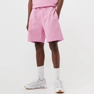 กางเกงขาสั้นผ้าฟลีซสำหรับผู้ชายกางเกงขาสั้นผ้าฟลีซ100% ผ้าคอตตอนผ้าฟลีซปรับแต่งแสงแดดได้แบบไฮสตรีทวินเทจ - Product Image 1