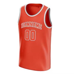 Camiseta de baloncesto con nombre o número para club deportivo, camiseta de baloncesto reversible de Color internacional de talla grande de último diseño - Product Image 1