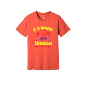 Thèmes de gentillesse imprimer 100% t-shirt en tissu de coton 160-180 à lourd GSM 12 couleurs disponibles Personnalisé votre propre conception et placement - Product Image 4