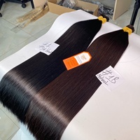 Vente en gros fournisseur de cheveux vietnamiens Cheveux humains en vrac Remy à cuticules alignés Qualité supérieure Cheveux vierges noirs et bruns naturels