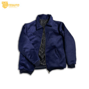 แจ็คเก็ตวาร์ซิตี้ผู้ชาย TESSUTO ออกแบบเอง ผ้าขนสัตว์ 100% คอจีน กันลม หนา สำหรับฤดูหนาว พร้อมบริการ OEM - Product Image 5