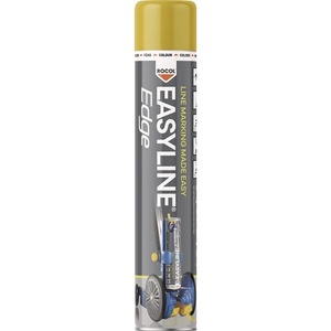 Easyline 750 ml Yellow Edge Line Marking <b>Paint</b> <b>Spray</b> Can for Parking Equipment-ROCOL - Product Image 1