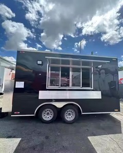 รถขายอาหารเคลื่อนที่ใหม่สำหรับขายฮอทด็อกไอศกรีมอาหารจานด่วนอาหารทานเล่นผักผลไม้ข้าวโพดน้ำทำจากไฟเบอร์กลาสทนทาน - Product Image 5