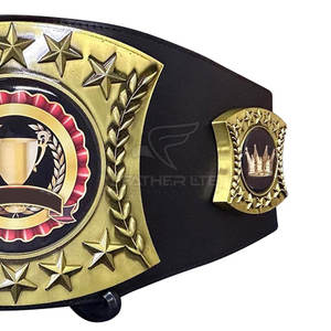 Cinturón de cuero de campeonato 2025 de alta calidad disponible en varios colores con cinturón de campeonato de tamaño personalizado - Product Image 5