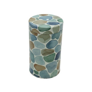 Boîte ronde en fer blanc avec couvercle, finition brillante/mate, pour emballage et stockage de nourriture, thé, café, bonbons, boîte cadeau - Product Image 3