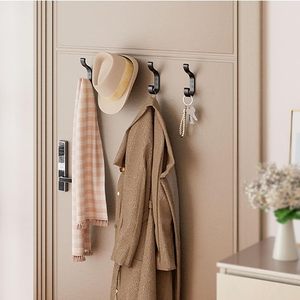 Aluminium Wall Mount Coat <b>Hooks</b> Heavy Duty Hangers for Bedroom & Bathroom for Hanging Clothing & <b>Towels</b> - Product Image 3