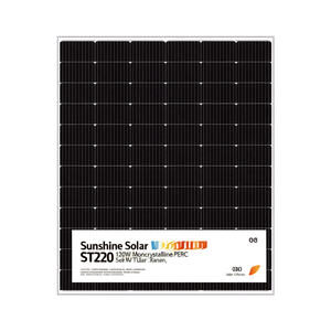 Panneau solaire monocristallin PERC à demi-cellules Sunshine Solar ST220 120W avec certification TUV - Product Image 2