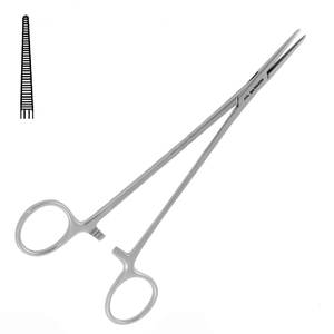 Pinces artériales Halsted droites 18,0 cm en acier inoxydable, instrument chirurgical manuel pour l'hémostase, outil médical CE - Product Image 1