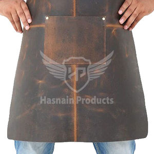 Wholesale Customized Durable <b>Leather</b> Low Price New Fashion Fresh Material Top Style Private Label Genuine <b>Leather</b> <b>Apron</b> - Product Image 2
